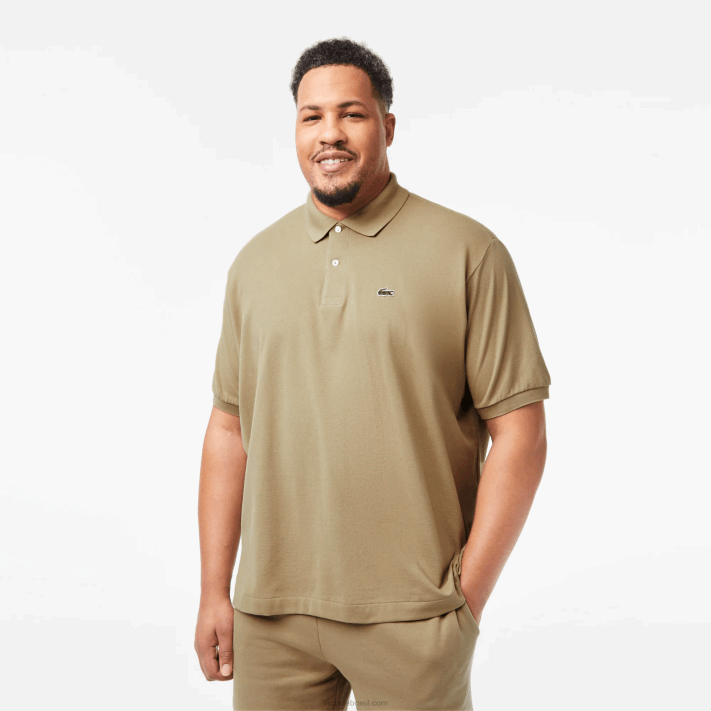 Lacoste polo l.12.12 original homens bege cb8 88BL150 - Image 5