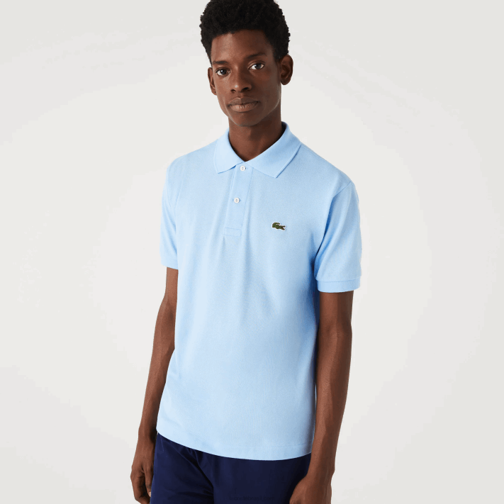 Lacoste polo l.12.12 original homens hbp azul 88BL728 - Image 1