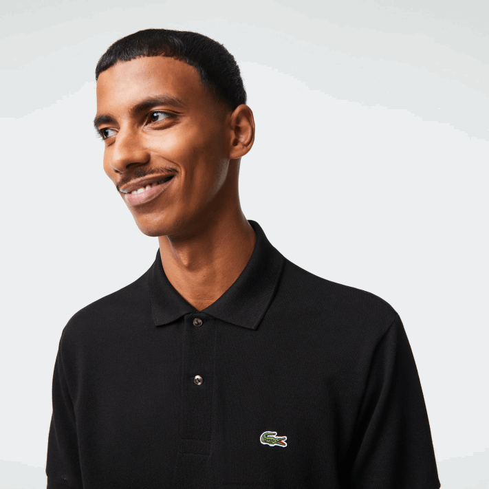 Lacoste polo l.12.12 original homens preto 031 88BL59 - Image 2