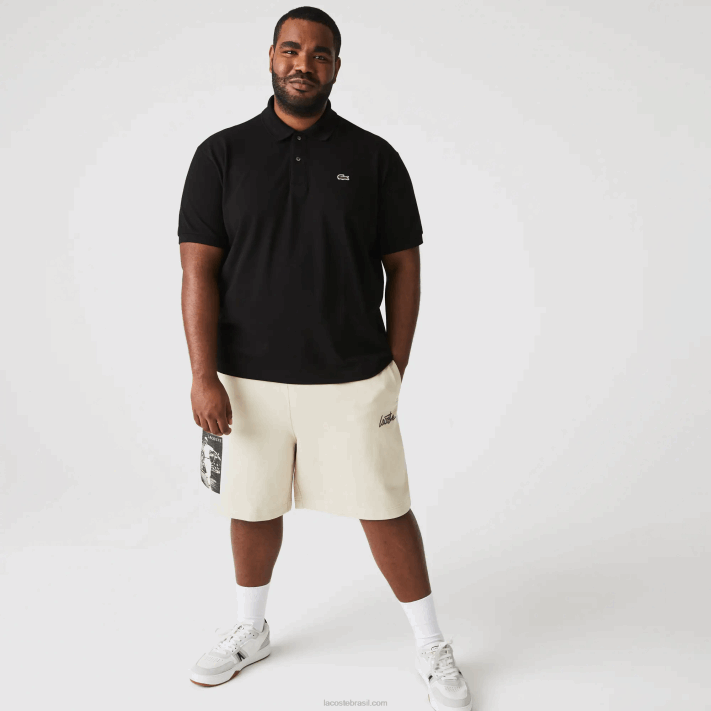 Lacoste polo l.12.12 original homens preto 031 88BL59 - Image 6