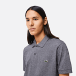 Lacoste polo mesclado original l.12.12 homens lombo cinza e8g 88BL126 - Image 2