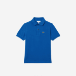 Lacoste polo regular fit petit piquet crianças azul k1q 88BL3174
