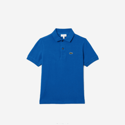 Lacoste polo regular fit petit piquet crianças azul k1q 88BL3174