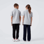 Lacoste polo regular fit petit piquet crianças chine cinza cca 88BL3126 - Image 2