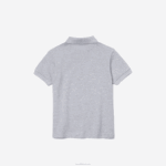 Lacoste polo regular fit petit piquet crianças chine cinza cca 88BL3126 - Image 5