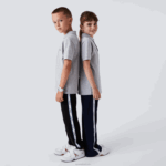 Lacoste polo regular fit petit piquet crianças chine cinza cca 88BL3126 - Image 6