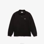 Lacoste polo regular fit petit piquet crianças preto 031 88BL2945