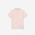 Lacoste polo regular fit petit piquet crianças rosa claro 88BL3122 - Image 4
