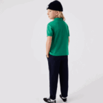 Lacoste polo regular fit petit piquet crianças verde hd2 88BL3155 - Image 3
