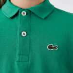 Lacoste polo regular fit petit piquet crianças verde hd2 88BL3155 - Image 4