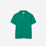 Lacoste polo regular fit petit piquet crianças verde hd2 88BL3155 - Image 5