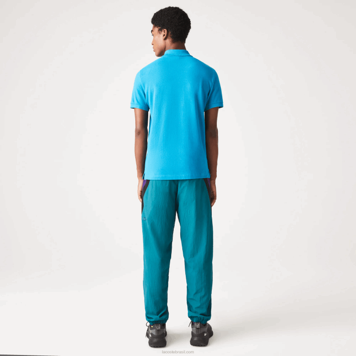 Lacoste polo slim fit L.12.12 original homens azul gh9 88BL837 - Image 3