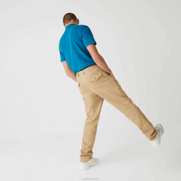 Lacoste polo slim fit L.12.12 original homens azul yzw 88BL891 - Image 3
