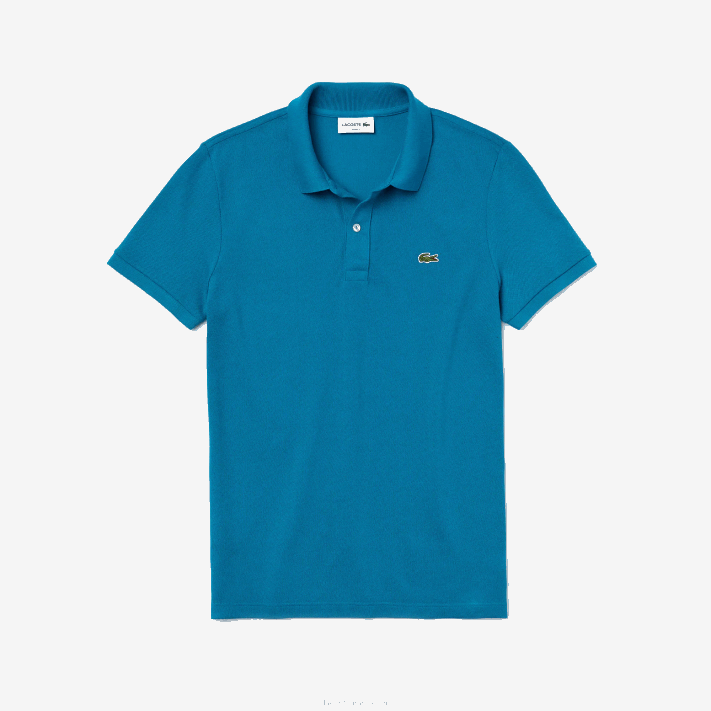 Lacoste polo slim fit L.12.12 original homens azul yzw 88BL891 - Image 5
