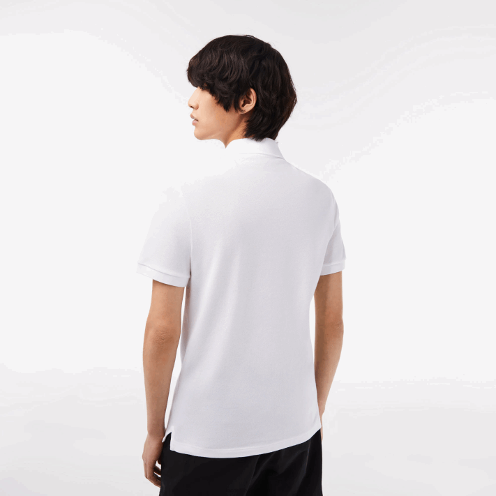 Lacoste polo slim fit L.12.12 original homens branco 001 88BL158 - Image 3