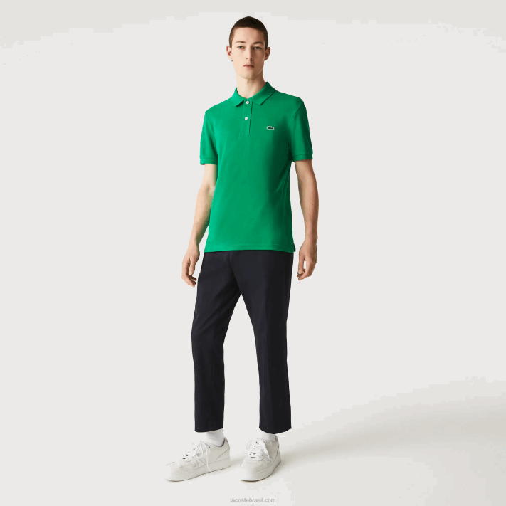 Lacoste polo slim fit L.12.12 original homens ldm verde 88BL940 - Image 2