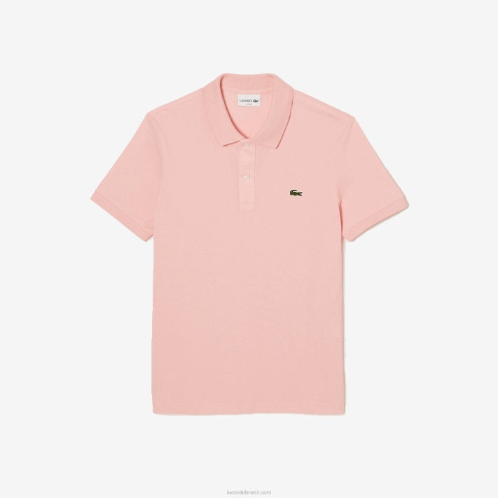 Lacoste polo slim fit L.12.12 original homens rosa kf9 88BL243 - Image 2