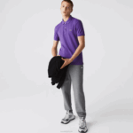 Lacoste polo slim fit L.12.12 original homens roxo s5z 88BL789