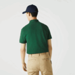 Lacoste polo smart paris em piquê de algodão elástico homens verde 132 88BL658 - Image 3
