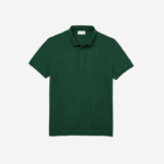Lacoste polo smart paris em piquê de algodão elástico homens verde 132 88BL658 - Image 5