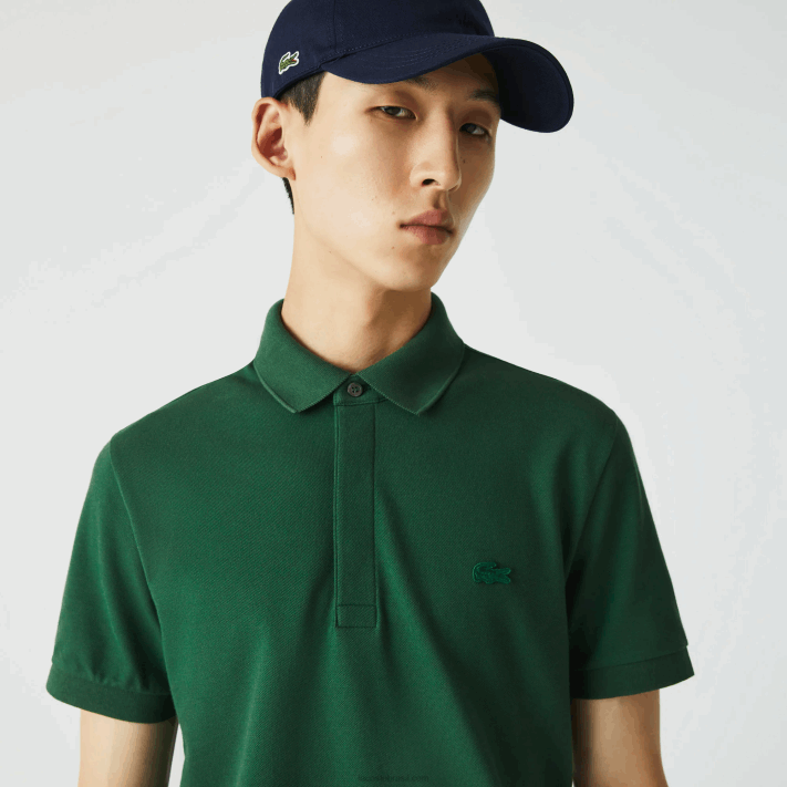 lacoste_polo_smart_paris_em_pique_de_algodao_elastico_homens_verde_132_88bl658.png Lacoste polo smart paris em piquê de algodão elástico homens verde 132 88BL658 - Image 1