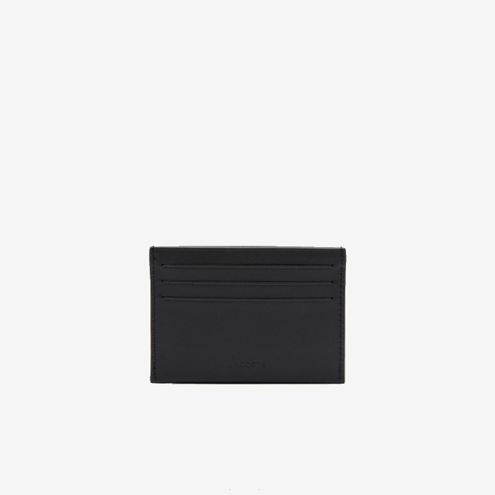 Lacoste porta cartão de couro fitzgerald homens preto 000 88BL2050 - Image 2