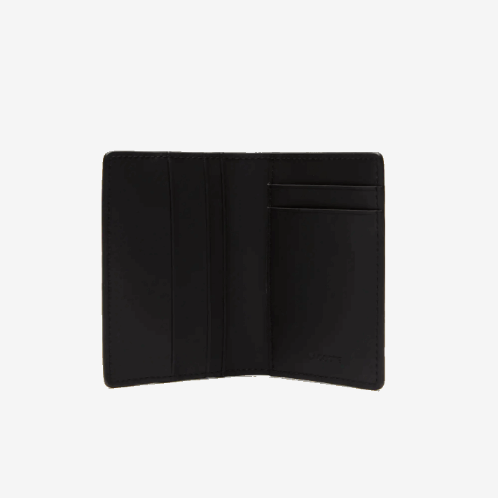 Lacoste porta-cartão vertical com estampa de monograma the blend homens monograma noir gris h45 88BL1990 - Image 2