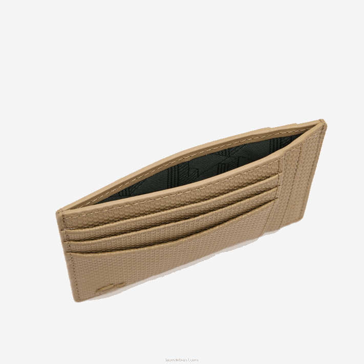 Lacoste porta-cartões chantaco couro de bezerro homens leão l32 88BL1987 - Image 3