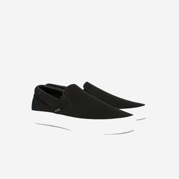 Lacoste pular sacar tela escorregar homens preto e branco 312 88BL1871 - Image 2
