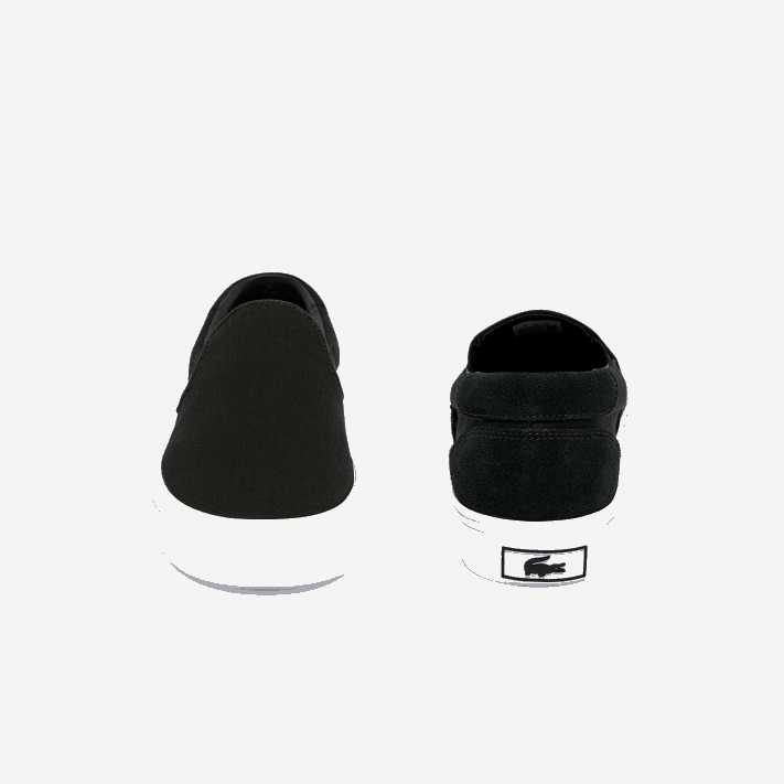 Lacoste pular sacar tela escorregar homens preto e branco 312 88BL1871 - Image 5