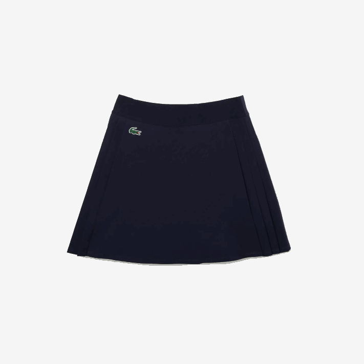 Lacoste saia de golfe curta embutida esportiva mulheres azul marinho 423 88BL2420 - Image 5