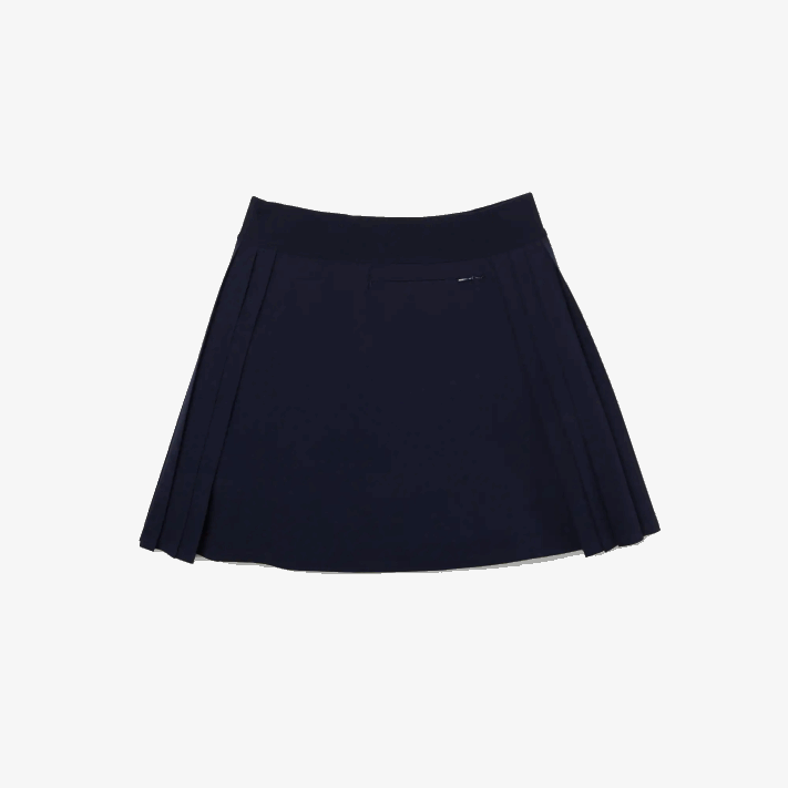 Lacoste saia de golfe curta embutida esportiva mulheres azul marinho 423 88BL2420 - Image 6