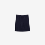 Lacoste saia de jérsei plissada garotas azul marinho 166 88BL3091 - Image 5