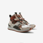 Lacoste sapatos outdoor run breaker em couro color-pop homens marrom branco 2c3 88BL1793 - Image 2