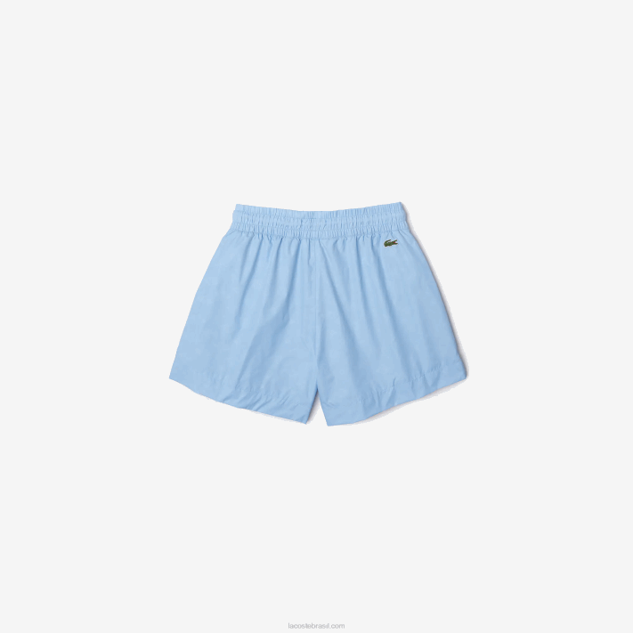 Lacoste shorts com estampa de monograma mulheres hbp azul 88BL2458 - Image 2