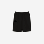 Lacoste shorts de lã de algodão de crocodilo de veludo homens preto c31 88BL1480 - Image 5
