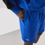 Lacoste shorts de lã de tênis esportivo homens azul hjm 88BL1339 - Image 4