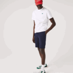 Lacoste shorts de lã de tênis esportivo homens azul marinho 166 88BL1338 - Image 2