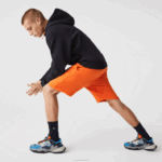 Lacoste shorts de lã de tênis esportivo homens laranja tv1 88BL1577 - Image 2