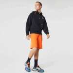 Lacoste shorts de lã de tênis esportivo homens laranja tv1 88BL1577 - Image 4