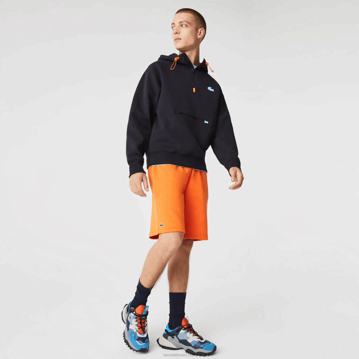 Lacoste shorts de lã de tênis esportivo homens laranja tv1 88BL1577 - Image 4