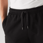 Lacoste shorts de lã de tênis esportivo homens preto 031 88BL1337 - Image 4