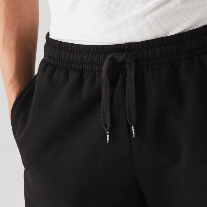 Lacoste shorts de lã de tênis esportivo homens preto 031 88BL1337 - Image 4