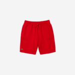 Lacoste shorts de lã de tênis esportivo homens vermelho 240 88BL1374 - Image 4