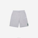 Lacoste shorts de mistura de algodão elástico homens chine cinza cca 88BL1391 - Image 5