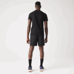 Lacoste shorts de tênis esportivos de tafetá homens preto 031 88BL1332 - Image 3