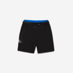Lacoste shorts esportivos 3 em 1 com forro embutido homens preto azul 985 88BL1423 - Image 8