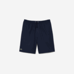 Lacoste shorts esportivos de malha de diamante sólido para tênis homens azul marinho 166 88BL1441 - Image 5