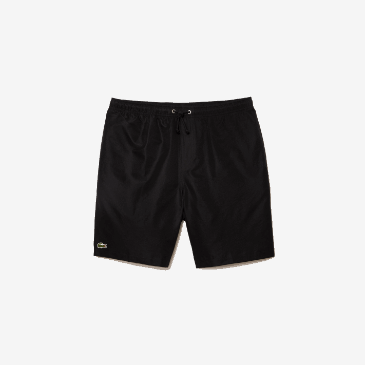 Lacoste shorts esportivos de malha de diamante sólido para tênis homens preto 031 88BL1443 - Image 5