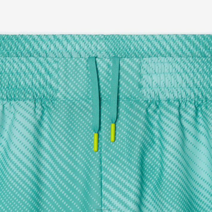 Lacoste shorts esportivos homens verde claro amarelo h0u 88BL11 - Image 4